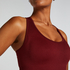 HKMX Seamless Sports Bra, Red