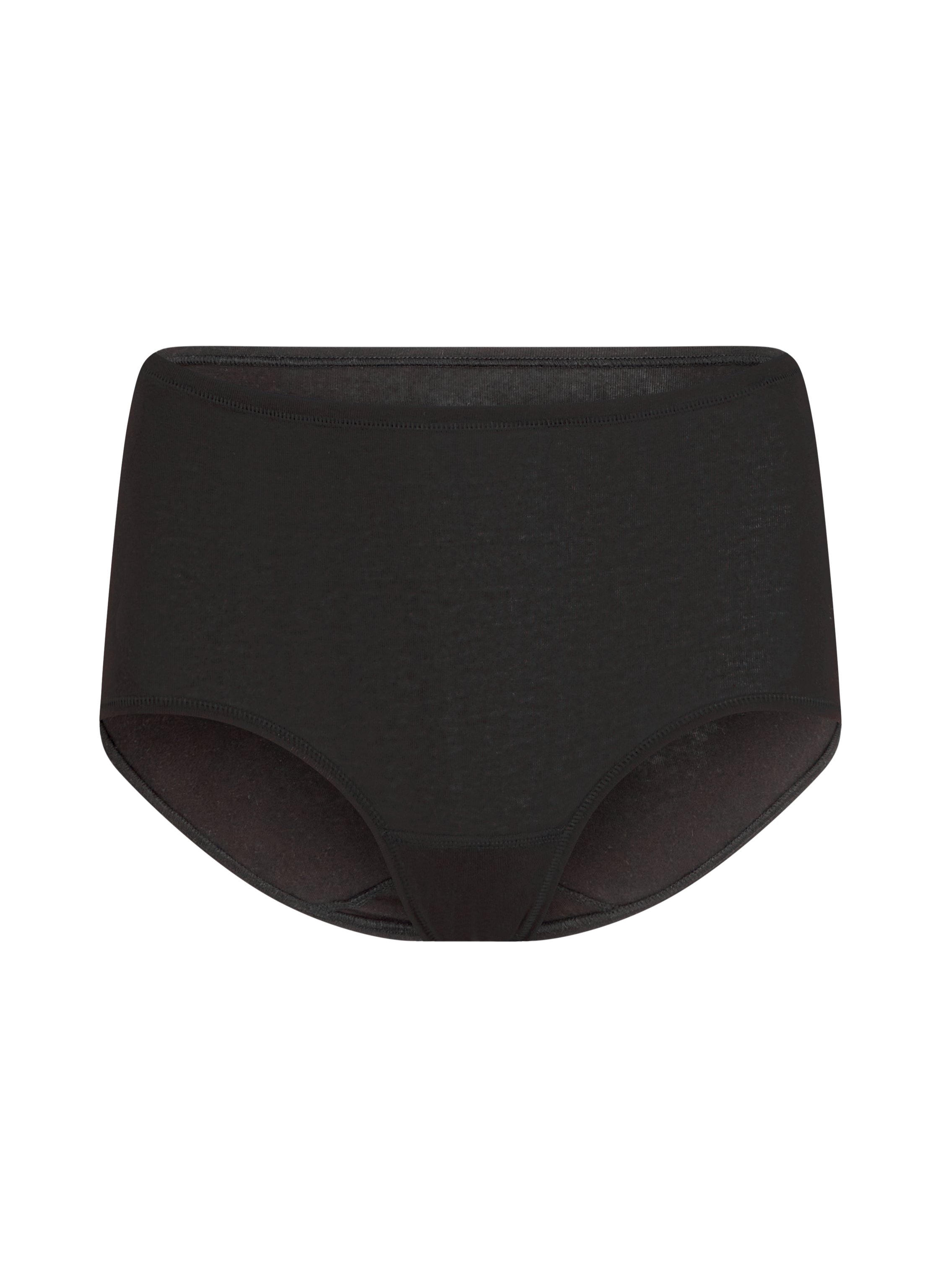 Mid Waisted Knickers Superslip, Black, main