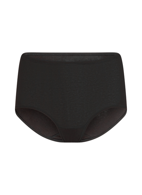 Mid Waisted Knickers Superslip, Black