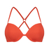 Aruana Rib Bikini Top, Orange