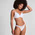 Secret Lace Thong, White