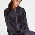 Velvet hoodie jacket, Gray