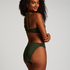 Scallop Padded Underwired Bikini Top, Green