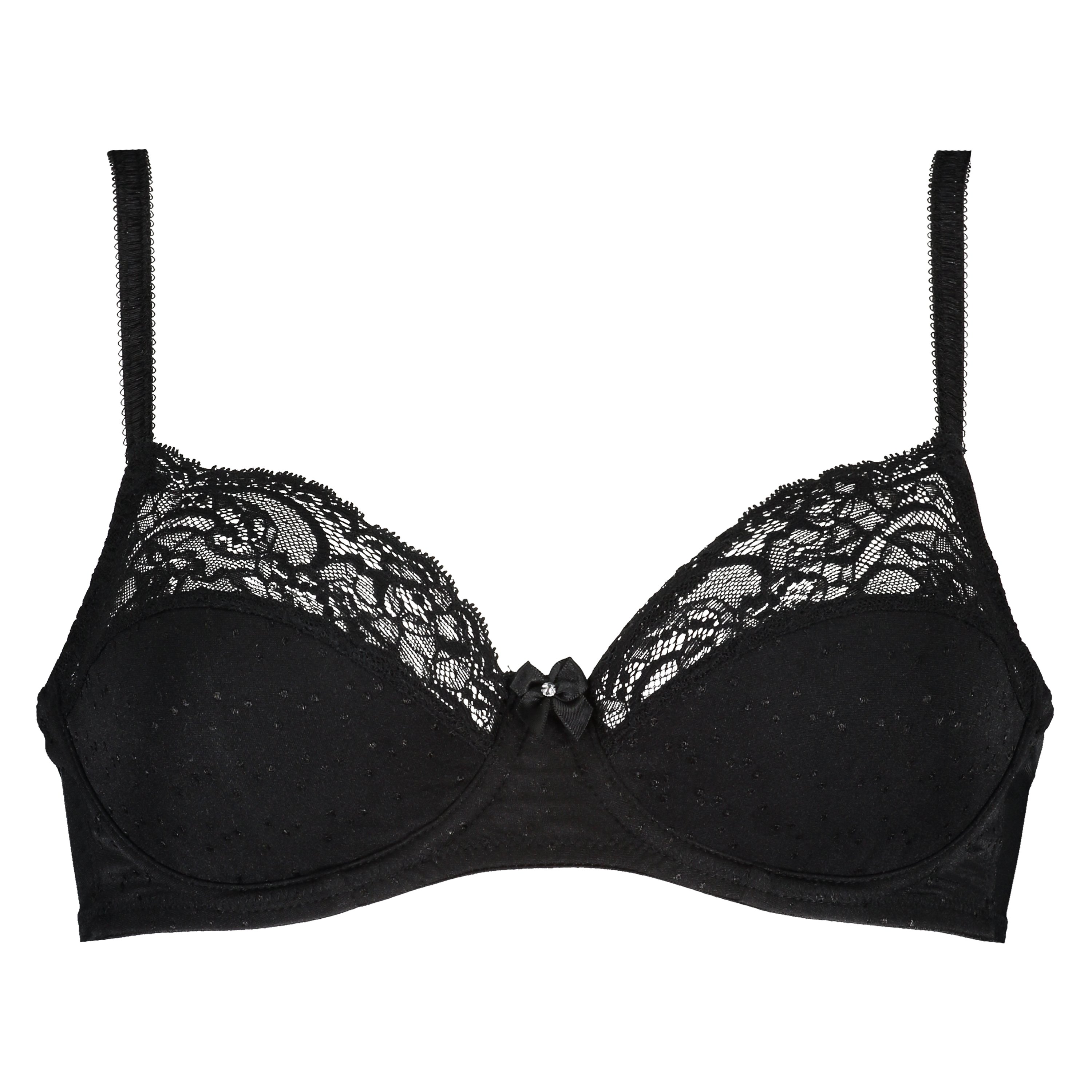 Sophie Non-Padded Underwired Bra, Black, main