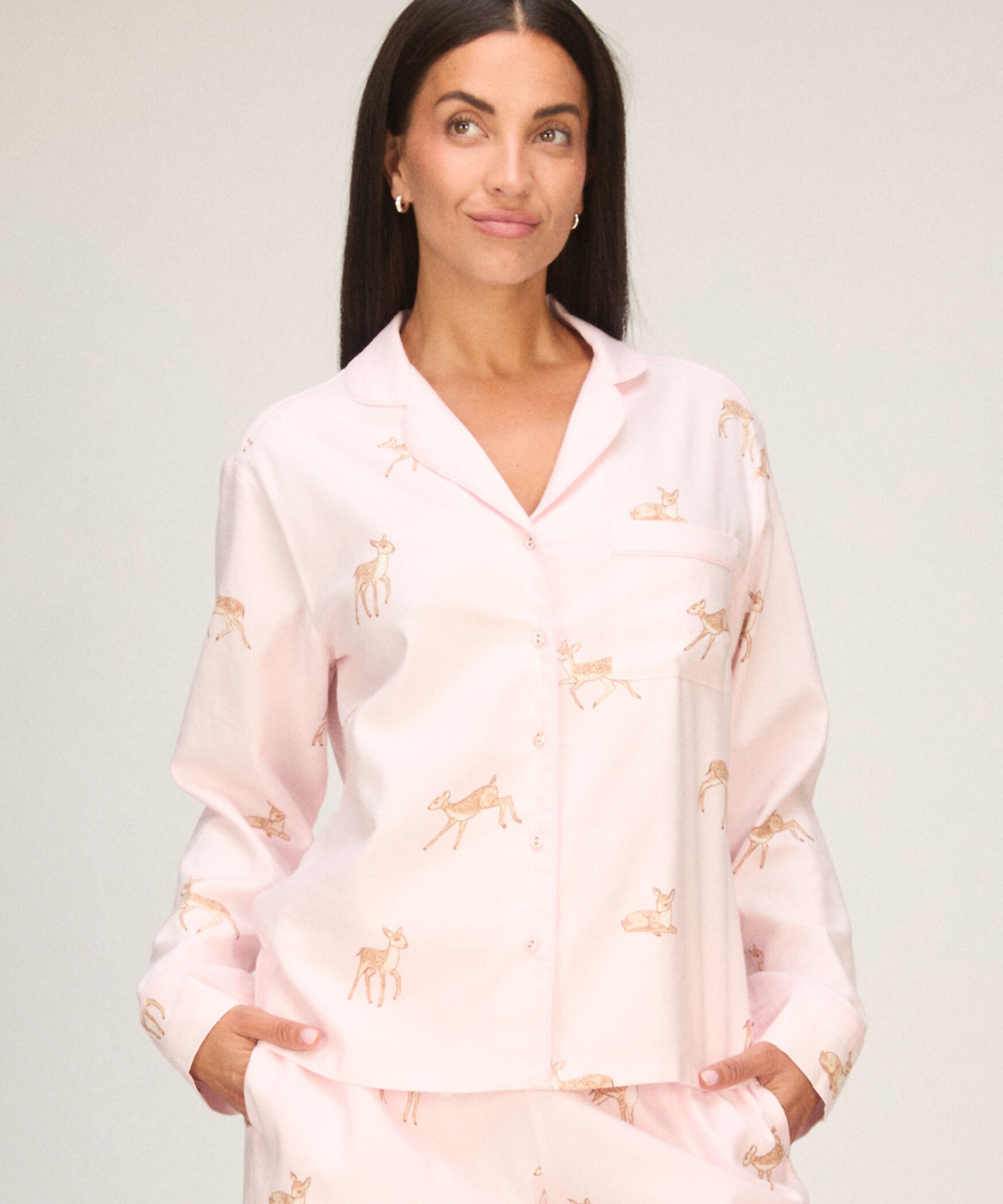 Jacket Longsleeve Woven, Pink