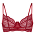 Isabelle Non-Padded Underwired Bra, Red