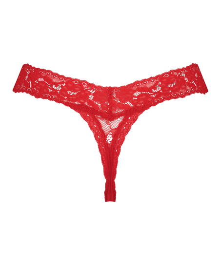 Madison Extra Low Thong, Red