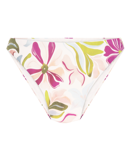 Ayanna Highleg Bikini Bottom, White