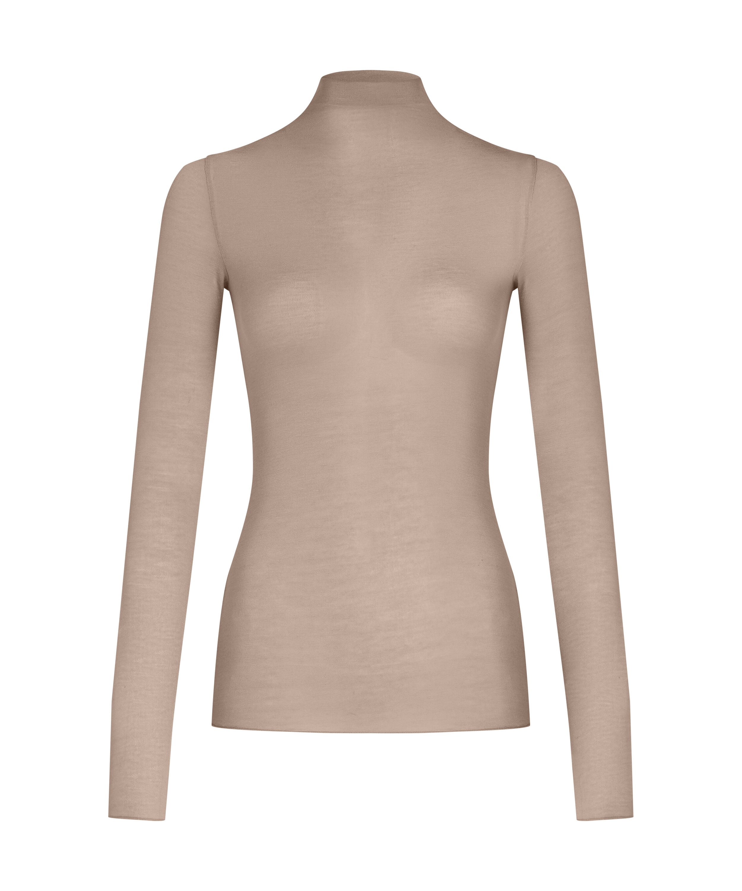 super soft Turtleneck shirt with Cashmere, Gray