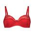 Sophie Non-Padded Underwired Bra, Red