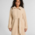 Robe Zip Up Fleece, White