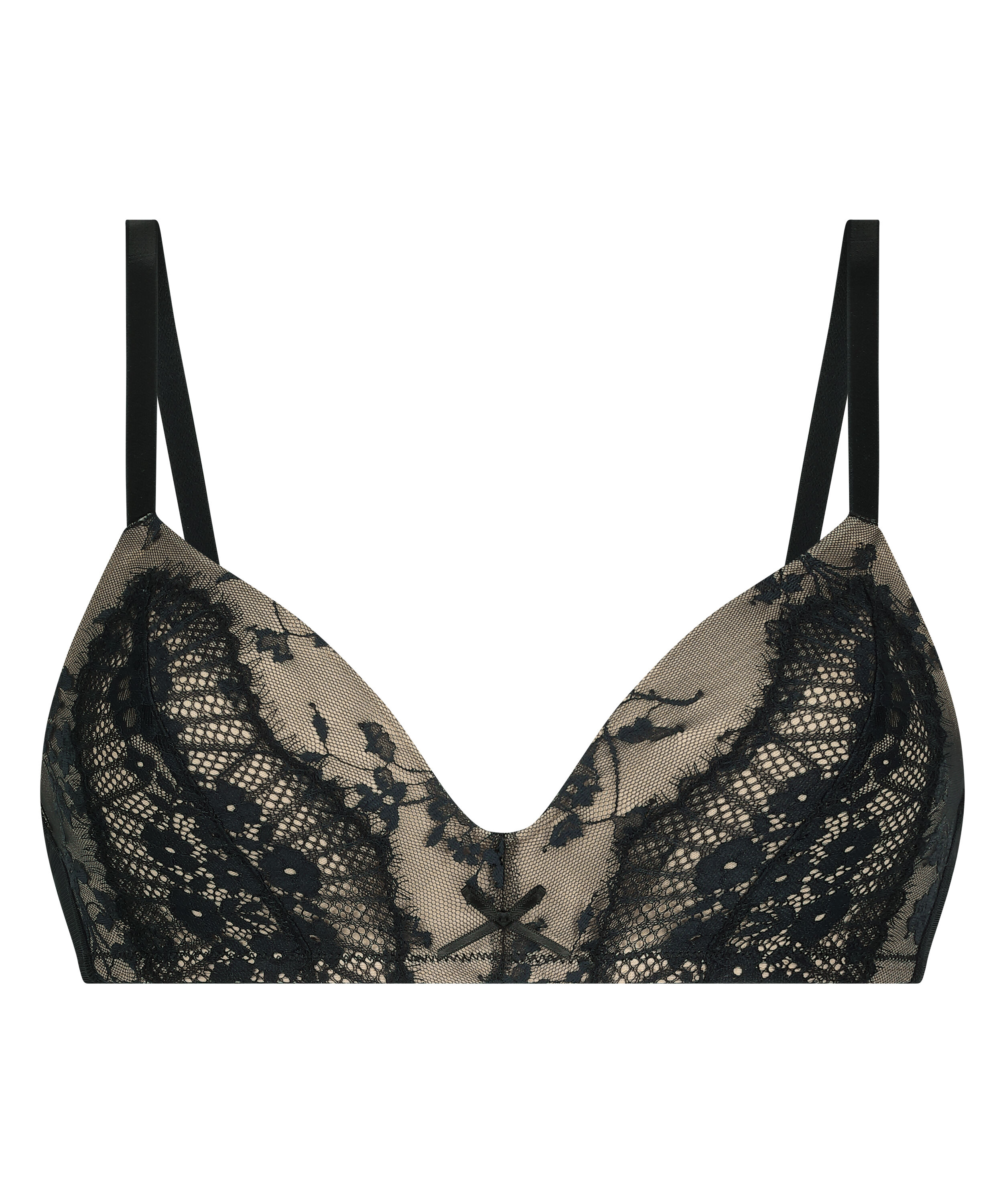 Daphne Padded Non-Wired Bra, Black