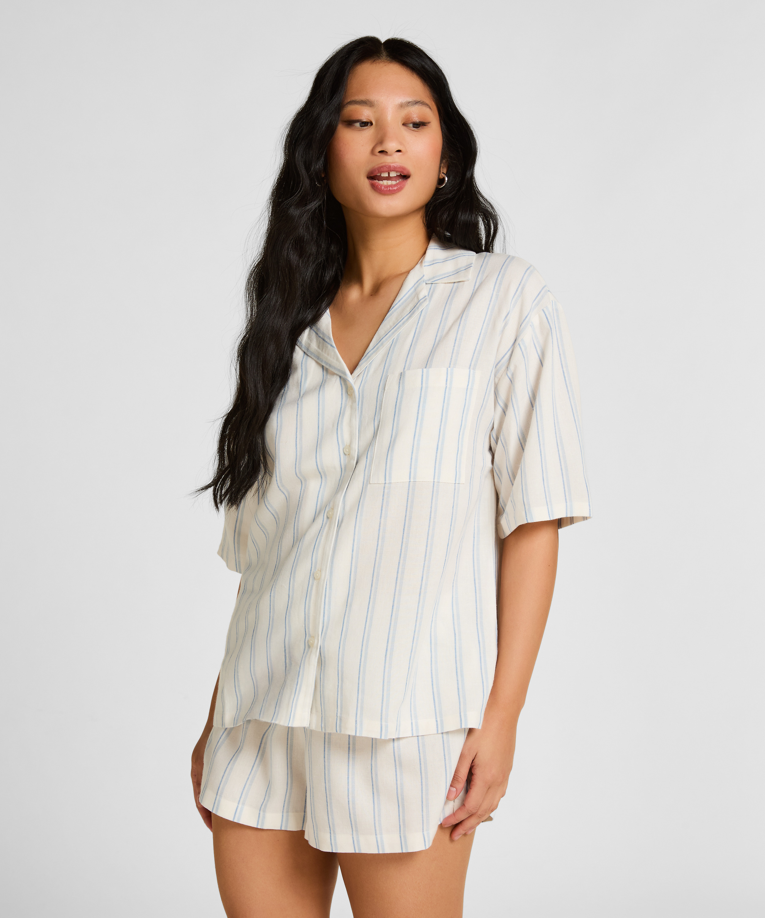 Jacket Linen, White, main