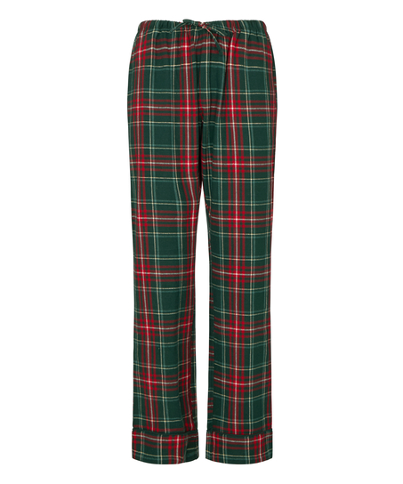 Petite Flannel Pyjama Pants, Green