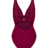 Crinkle Ring Bathingsuit, Red