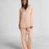 Ayla Satin Long-Sleeved Jacket, Orange