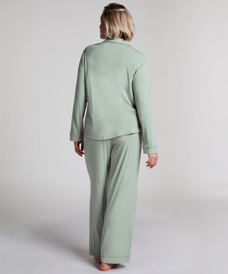 Essential Jersey Long-Sleeved Jacket, Green