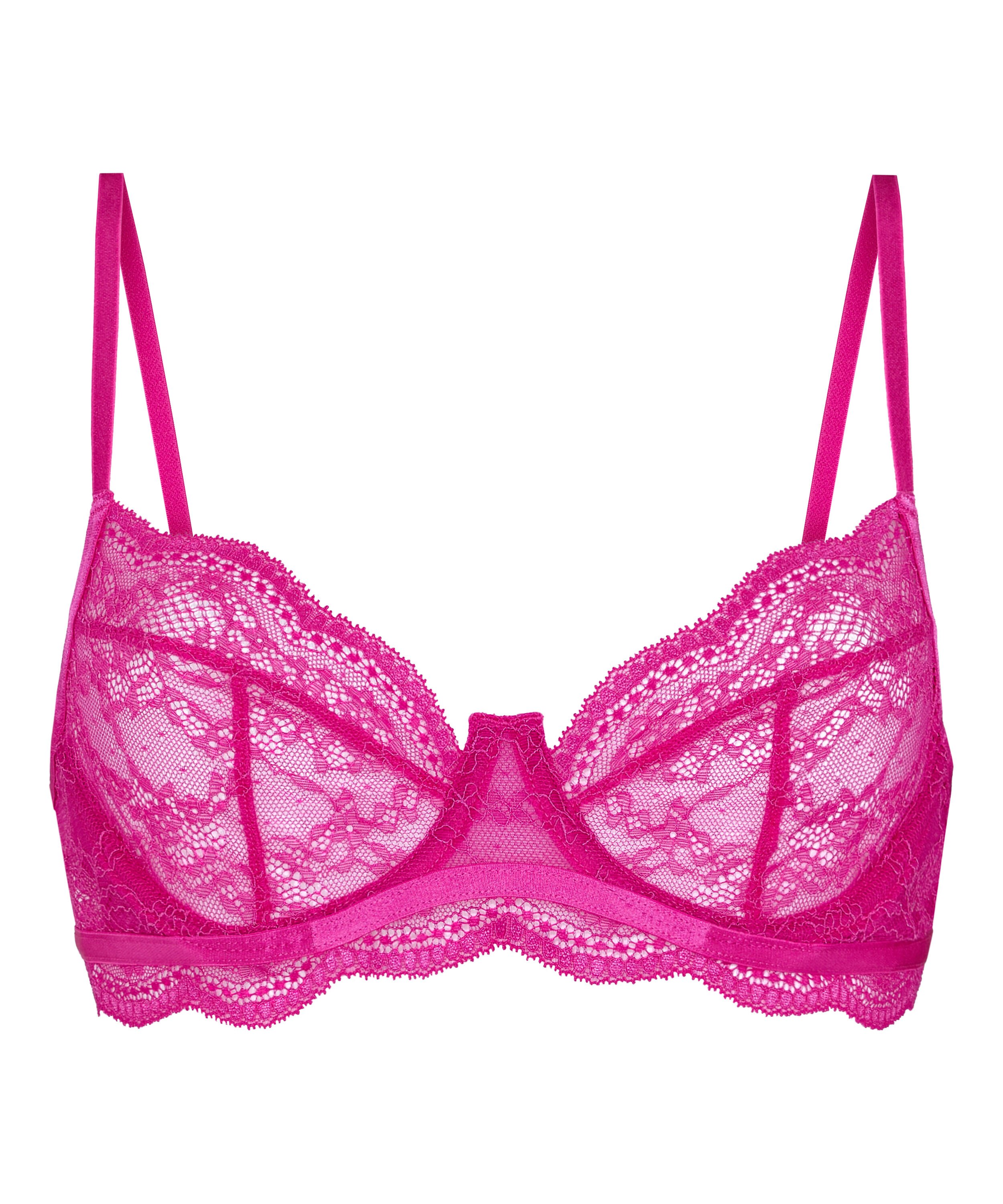 Isabelle Non-Padded Underwired Bra, Pink