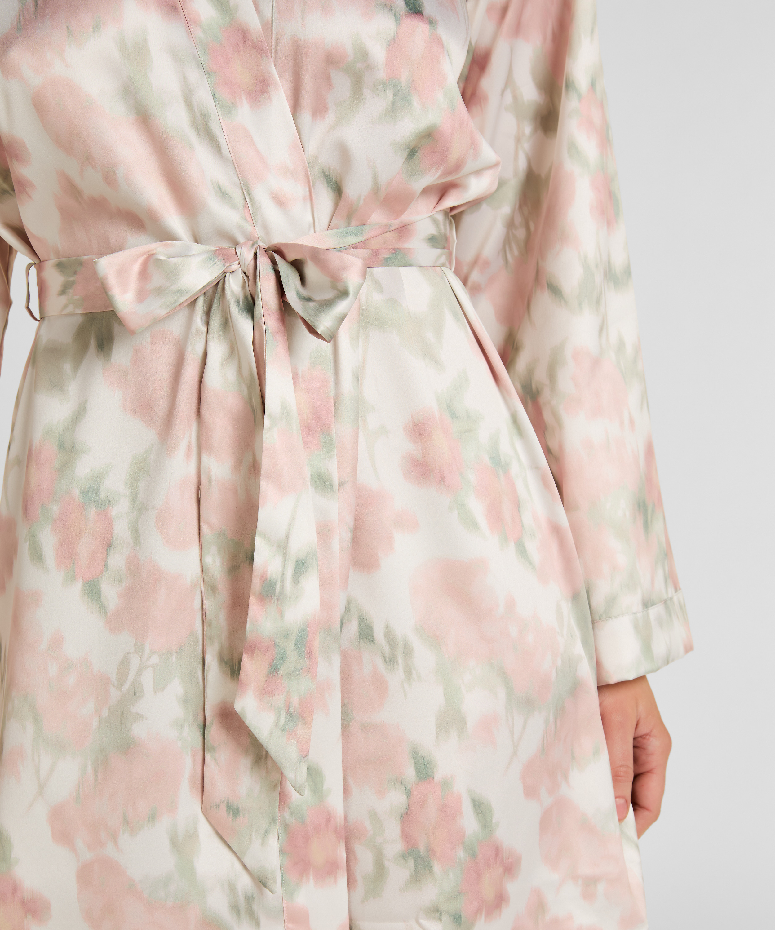 Floral Kimono, White, main