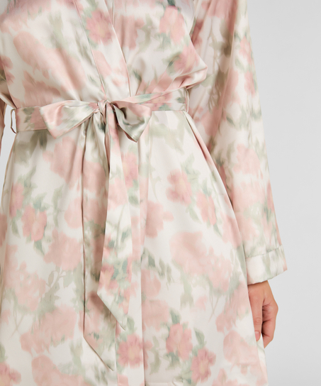 Floral Kimono, White