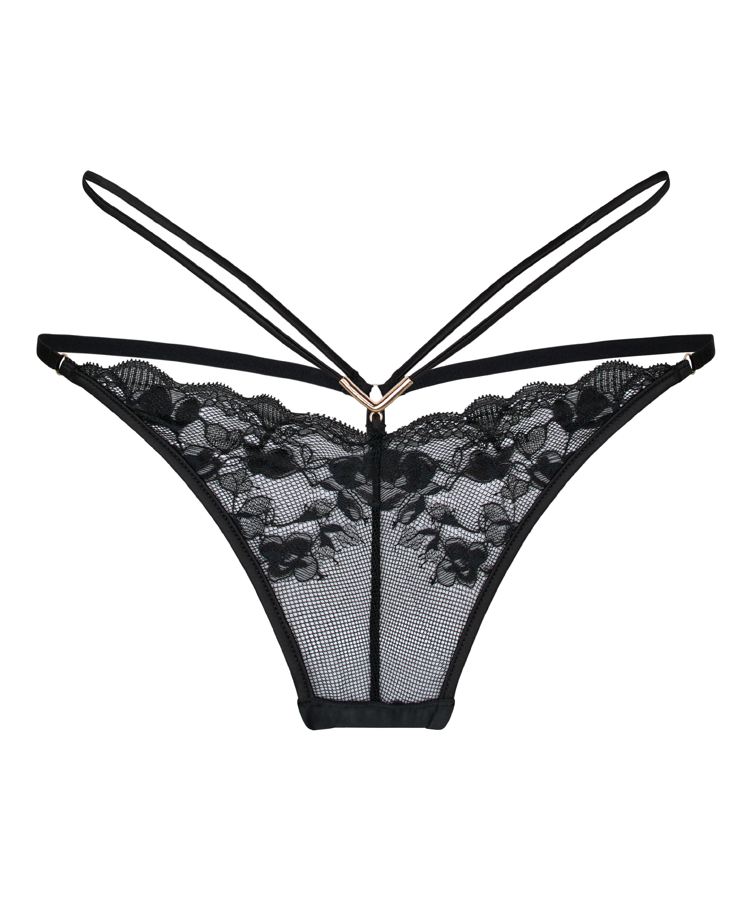 Highleg Thong Zara, Black