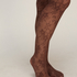 Tight Allover Lace Fishnet, Brown