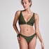 Luna Triangle Bikini Top, Green