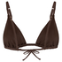 Triangle Bikini Top Riva, Brown