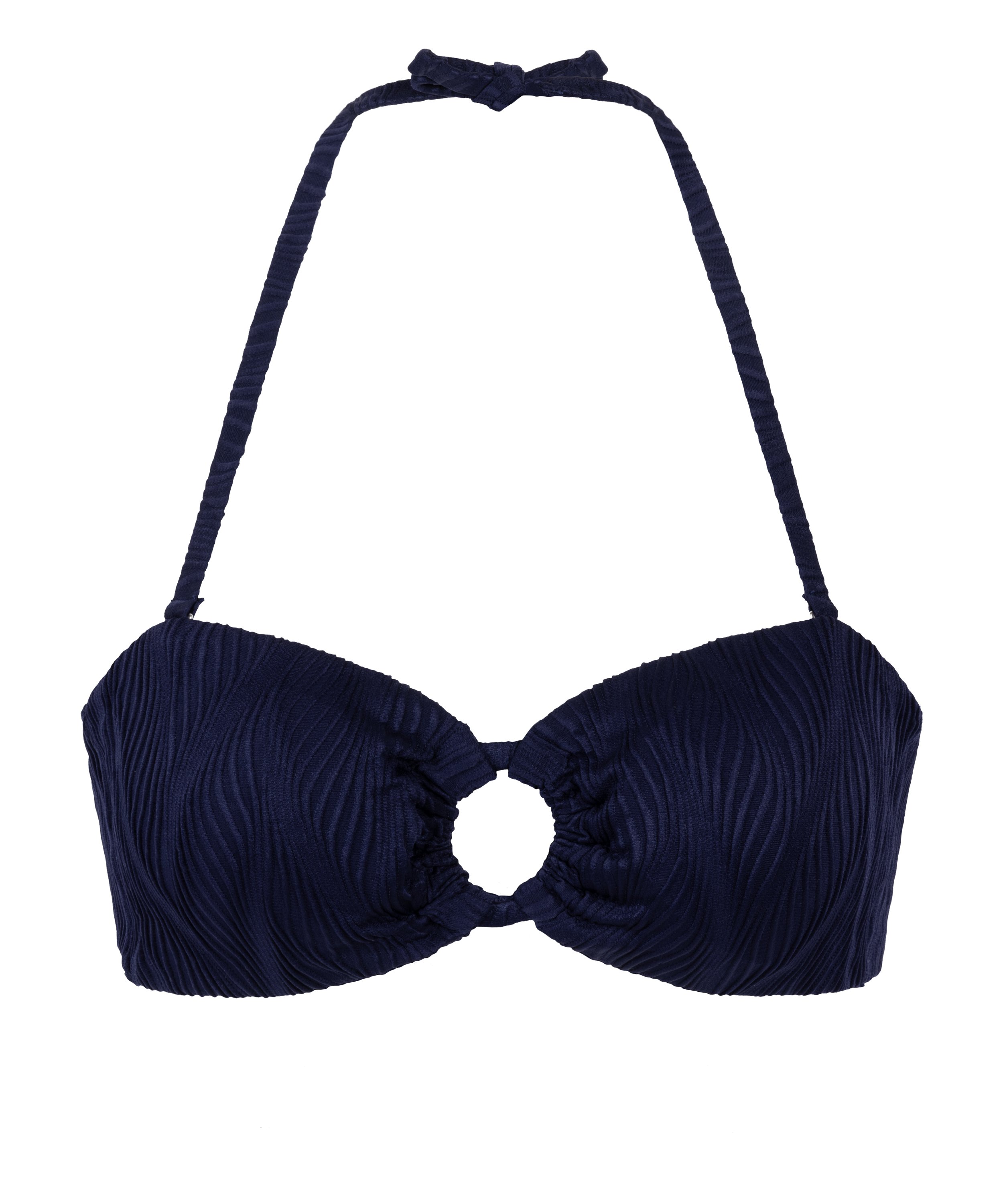 Cozumel Bandeau Bikini Top, Blue, main
