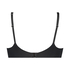 Mesh Padded underwired bra, Black
