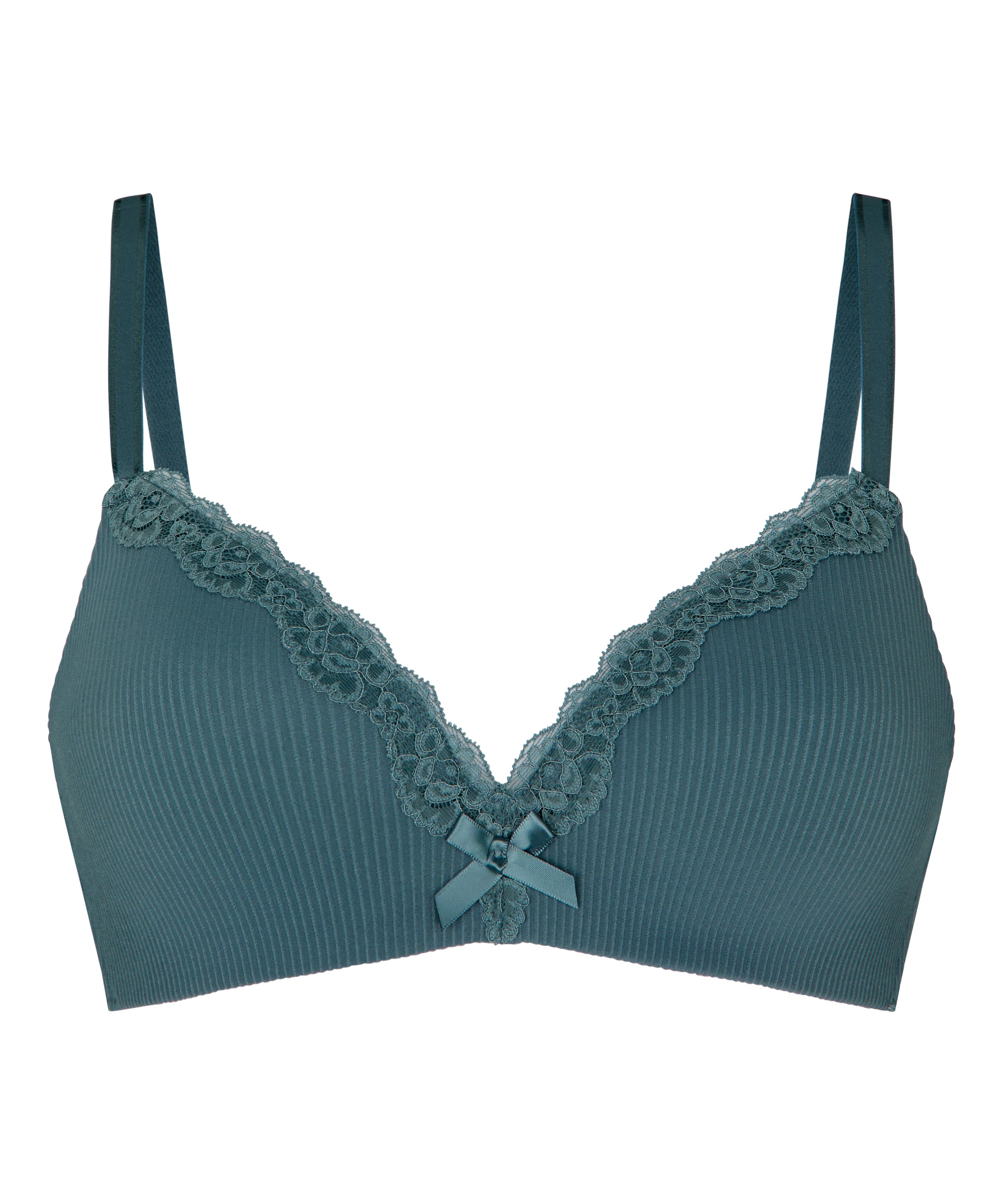 Lola Padded Non-Wired Bra, Blue, main