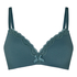 Lola Padded Non-Wired Bra, Blue