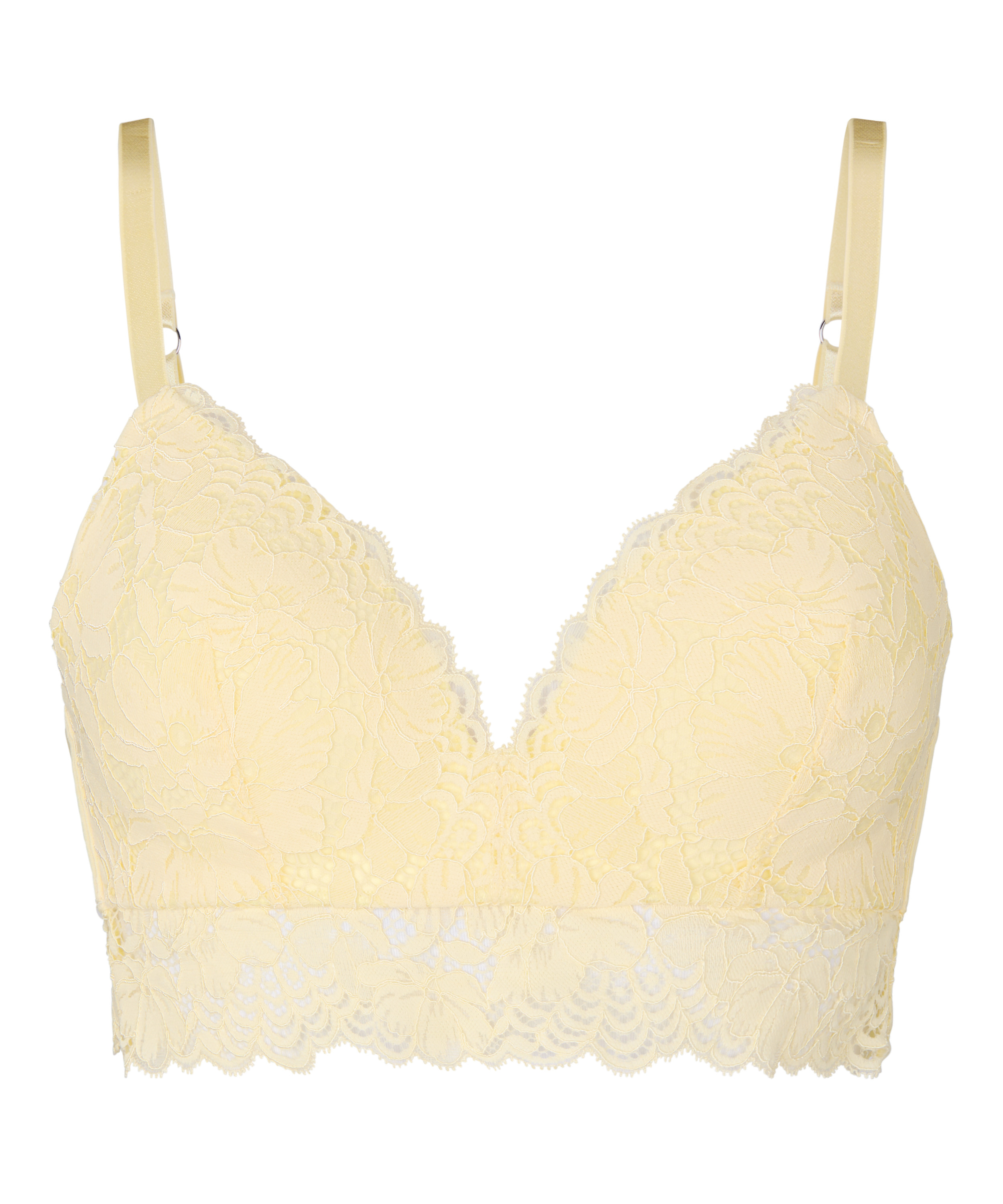 Andrea Padded Non-Wired Bra, Yellow, main