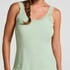 Singlet Rib Jersey Lace, Green