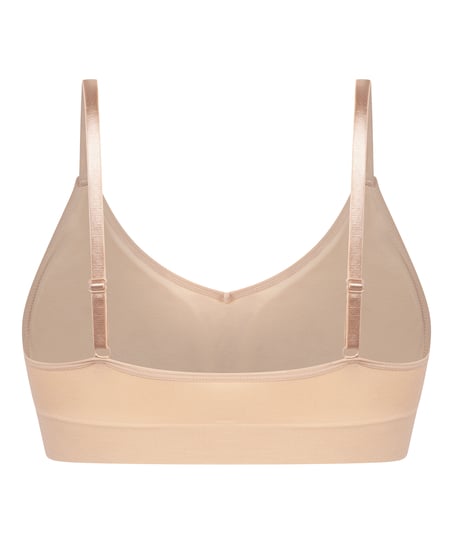 Dide Triangle Bralette, Beige