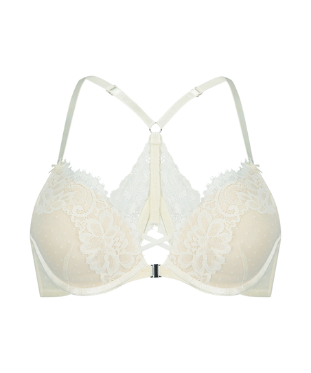 Harmony Padded Underwired Push-Up Bra, White