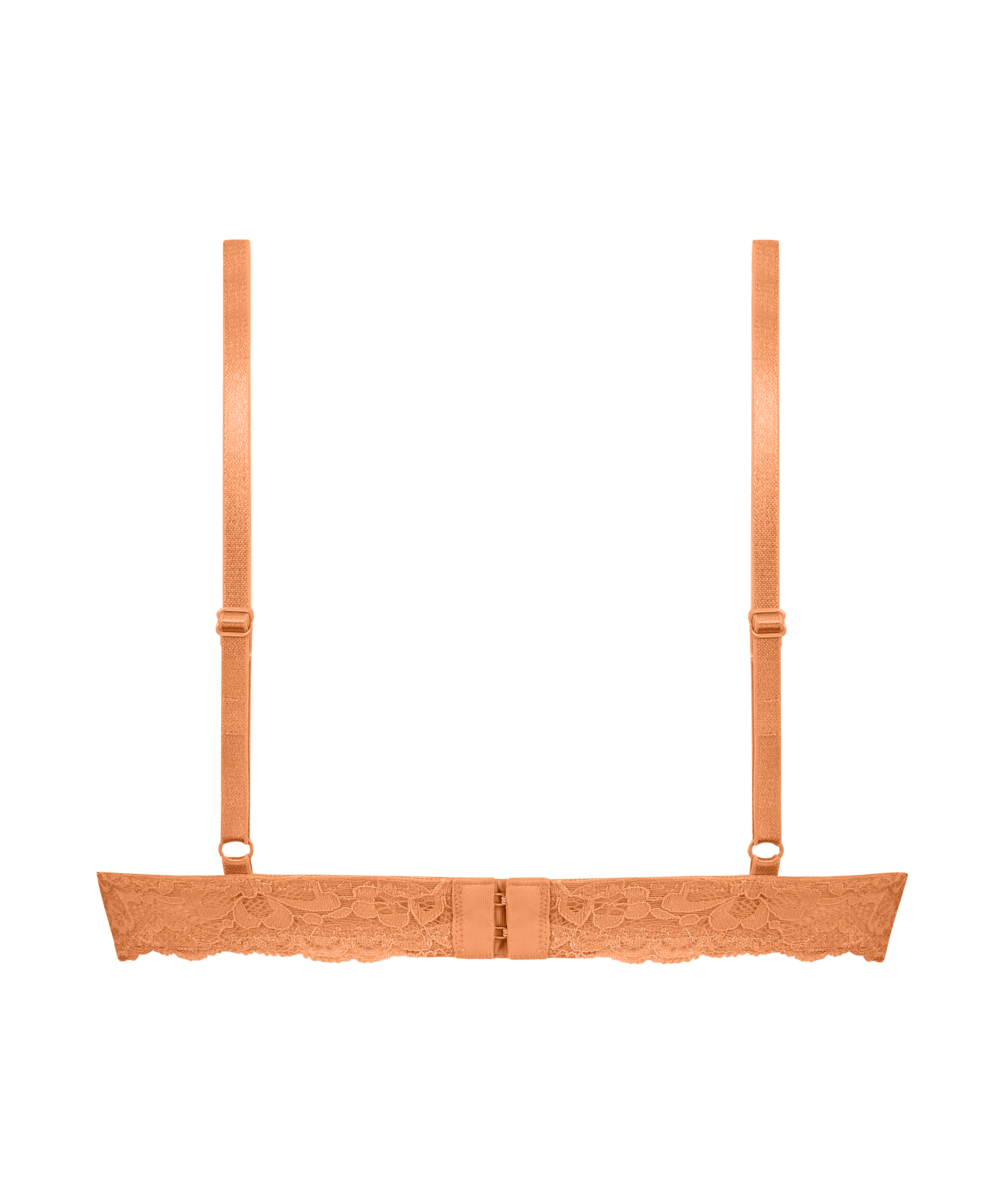 Marine Padded Push-Up Underwired Bra, Orange, main