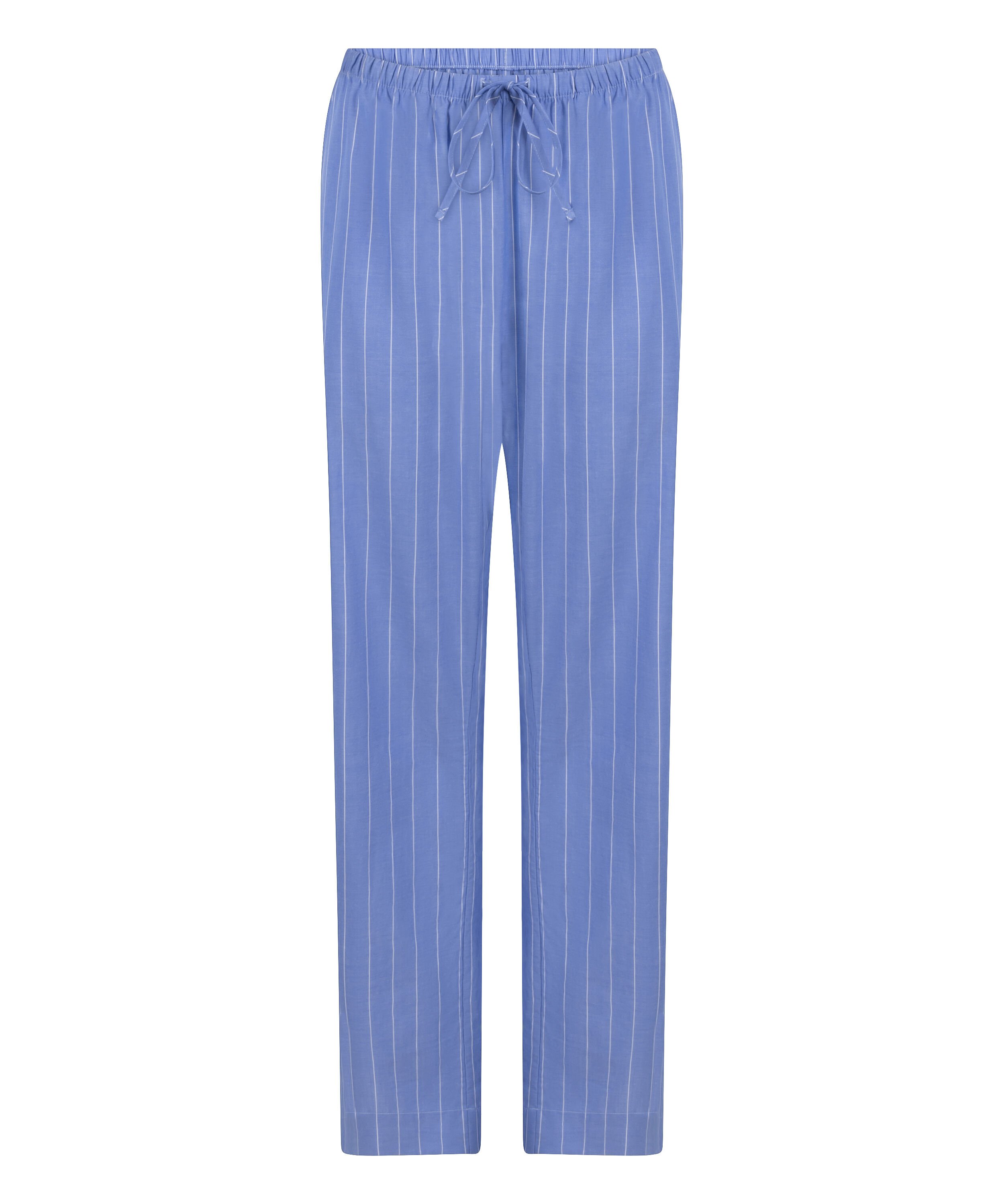 Pant Woven Cotton Stripe, Blue