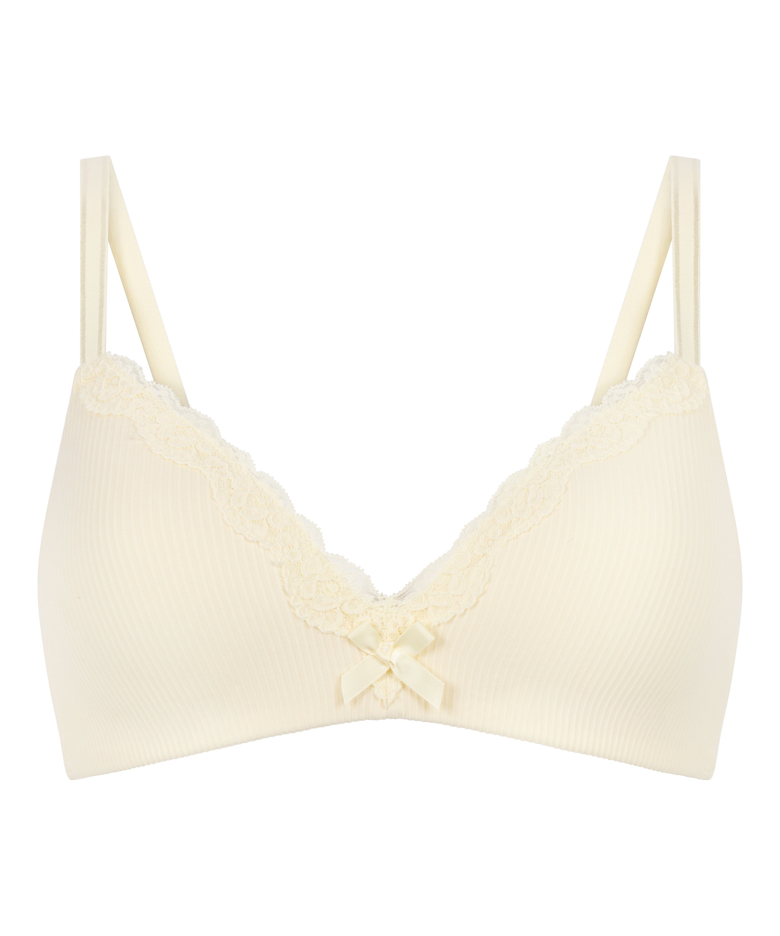 Lola Padded Non-Wired Bra, Yellow, main