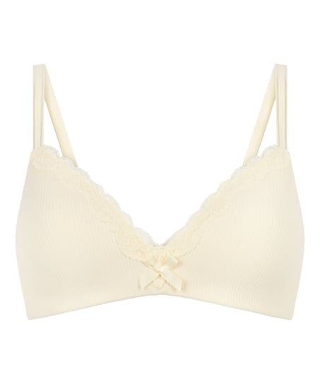 Lola Padded Non-Wired Bra, Yellow