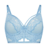 Louise Non-Padded Longline Underwired Bra Kim Petras, Blue