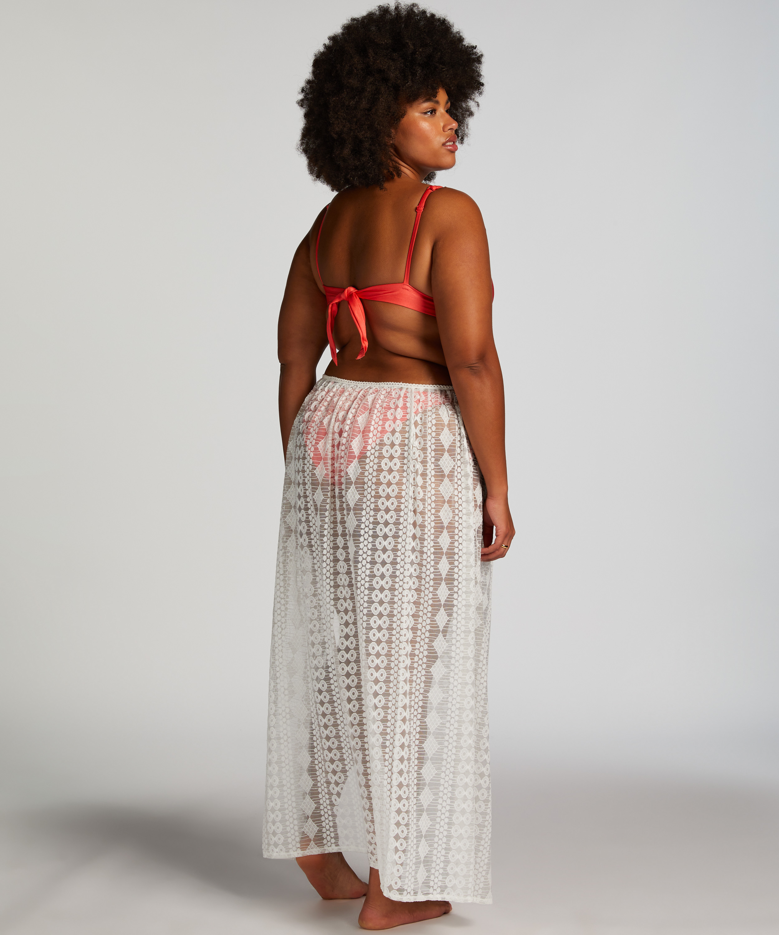 Beach Skirt, White, main