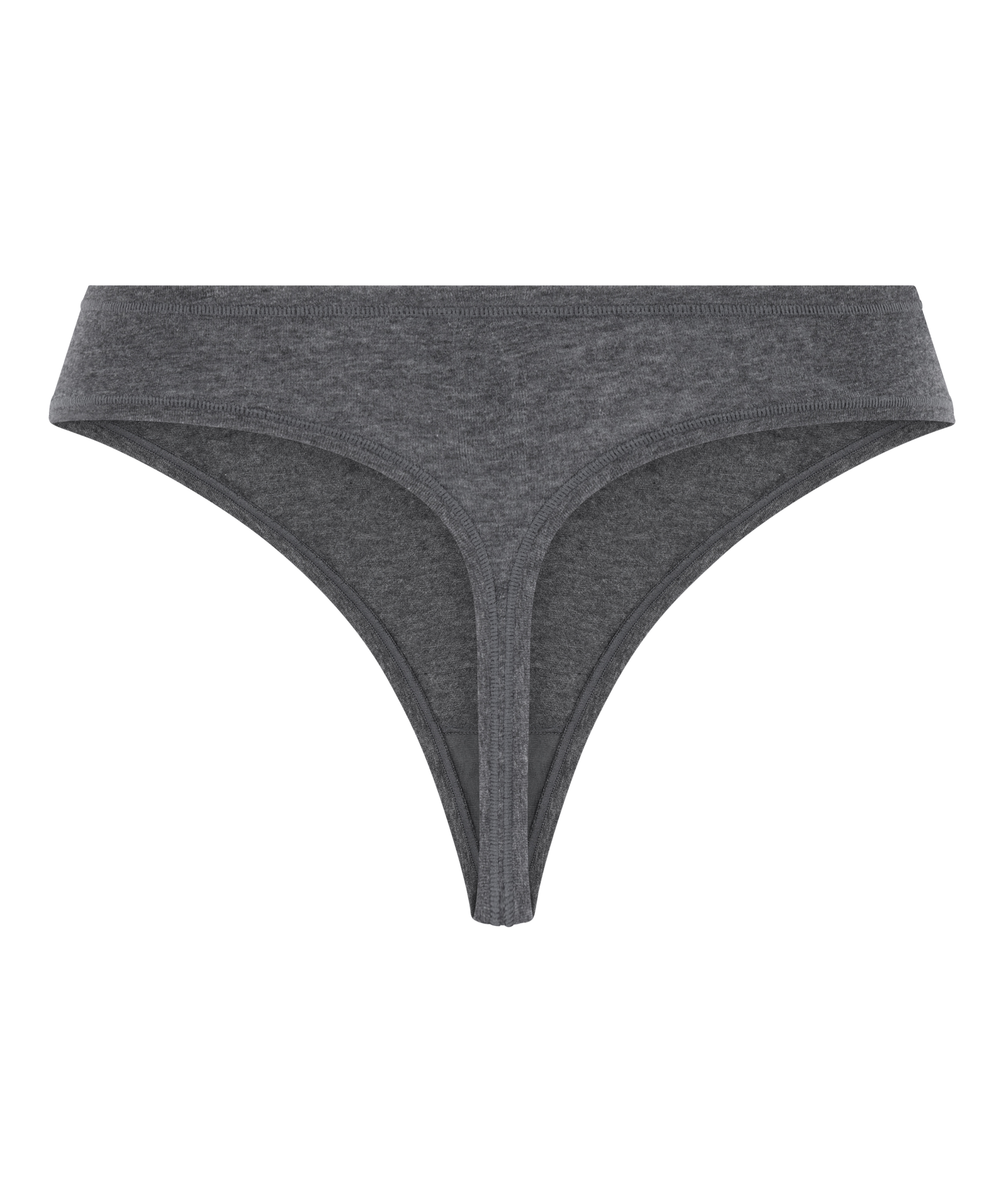 Thong Soft Cotton, Gray, main