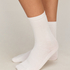 3-Pack Cotton Crew Socks, White
