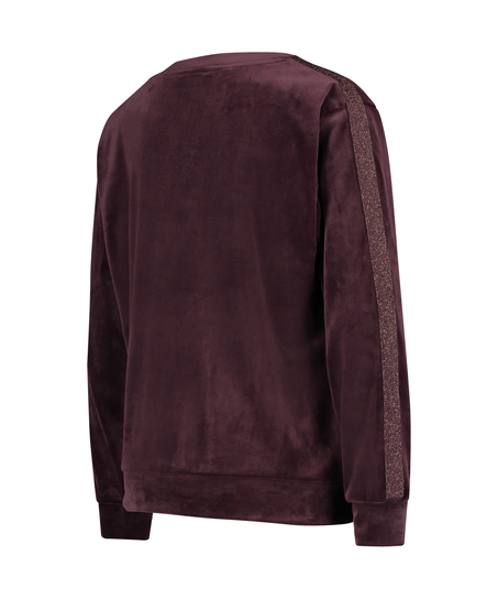 Velvet Shimmer top, Purple