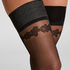 Stay Ups 15 Denier Jemima, Black