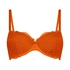 Marine Padded Underwired Bra, Orange