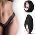 Vibrating Thong with Remote Control, Black