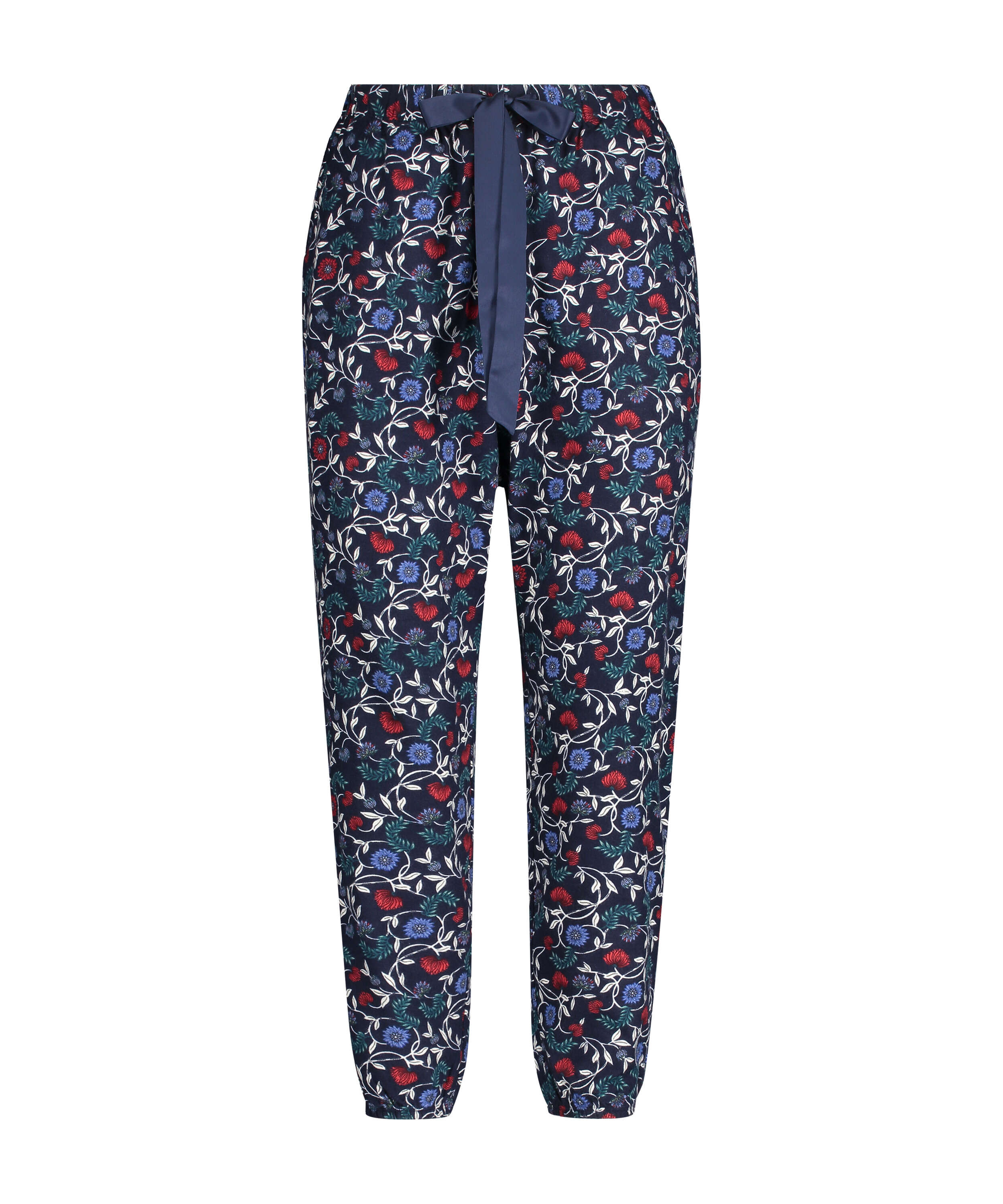 Flannel Pyjama Pants, Blue, main