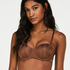 Angie Padded Strapless Underwired Bra, Brown